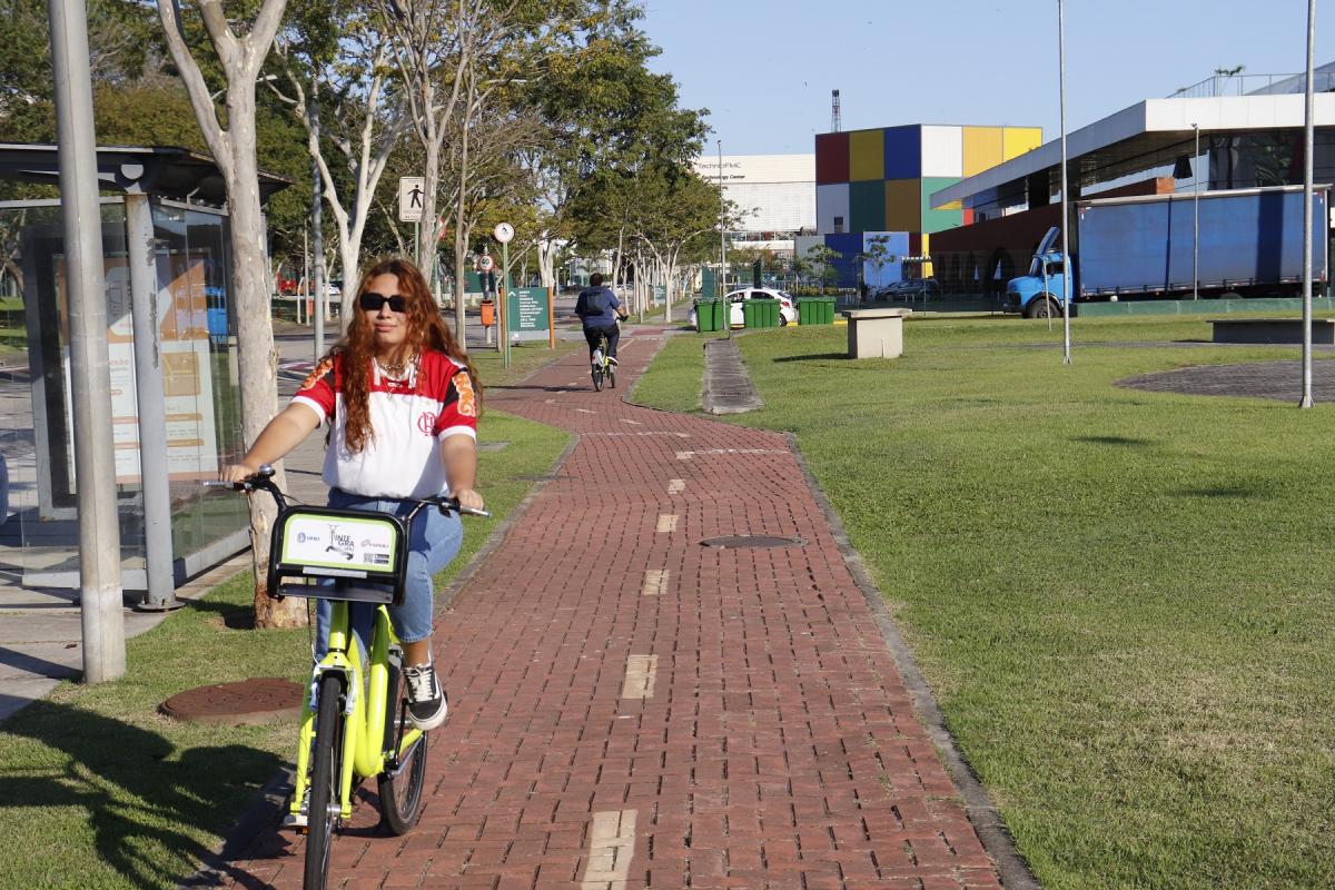 Sistema novo de bicicletas compartilhadas é lançado na Cidade Universitária