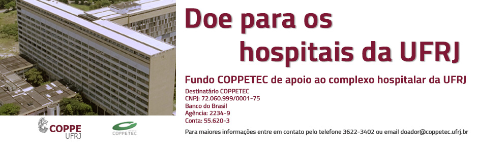 Fundo Coppetec promove campanha de doações para os hospitais da UFRJ