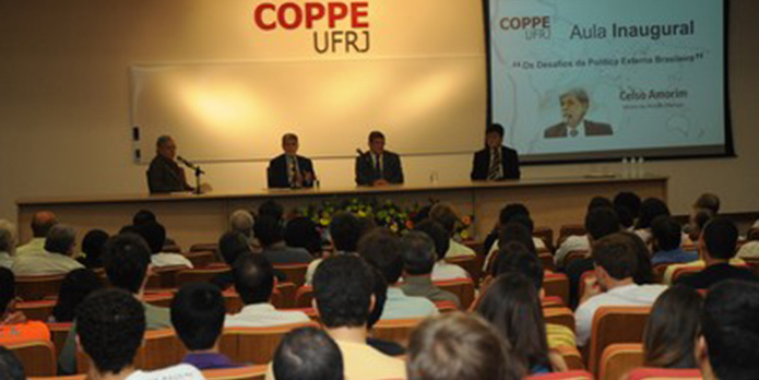 Ministro Celso Amorim profere aula inaugural da Coppe