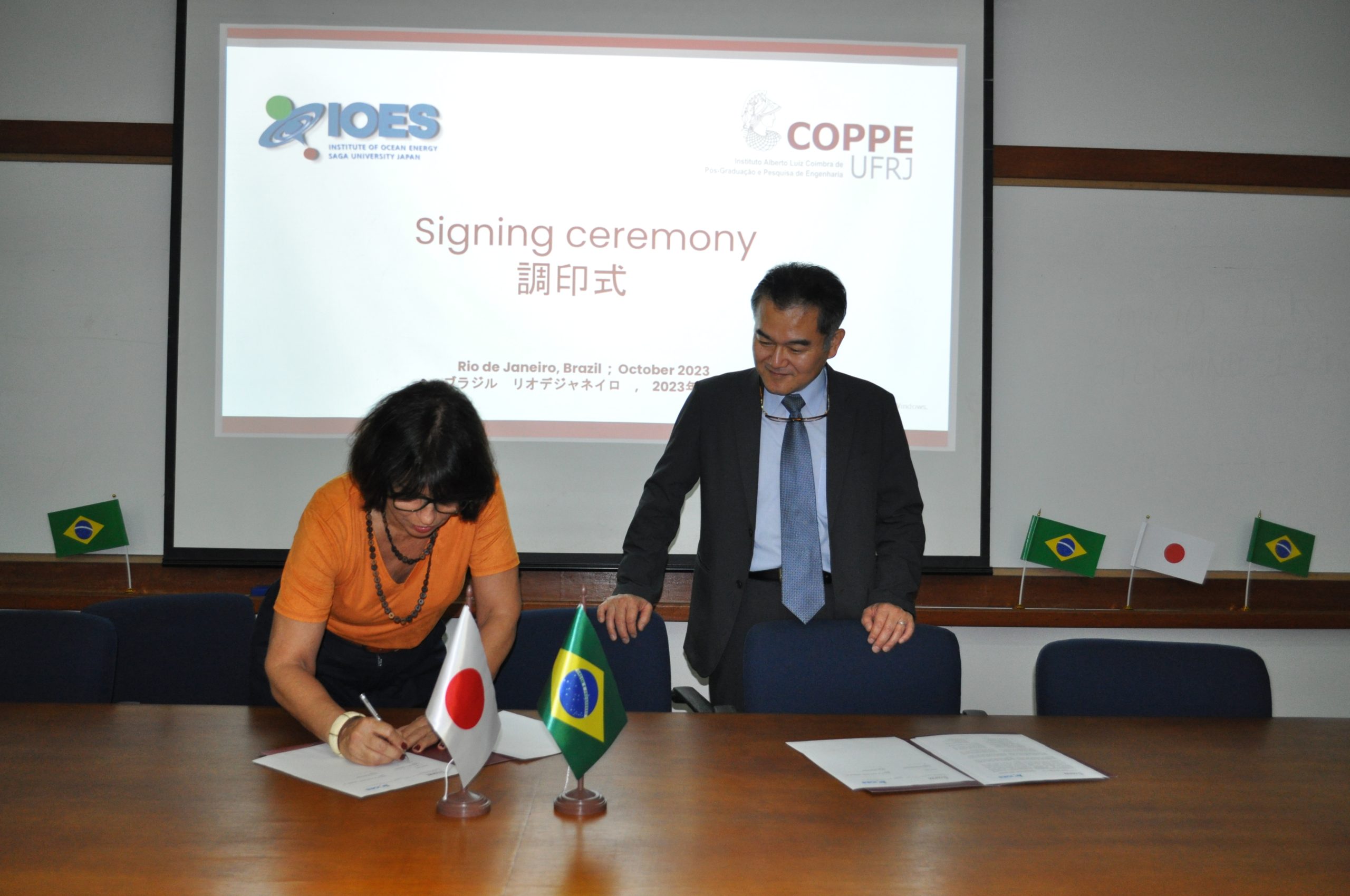 Coppe e Universidade de Saga iniciam parceria para o projeto Blue-Otec