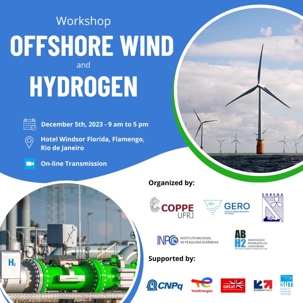 Coppe organiza workshop sobre eólica offshore e hidrogênio