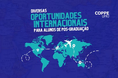 Diversas oportunidades internacionais para alunos de pós-graduação