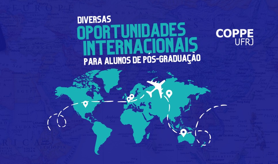 Diversas oportunidades internacionais para alunos de pós-graduação