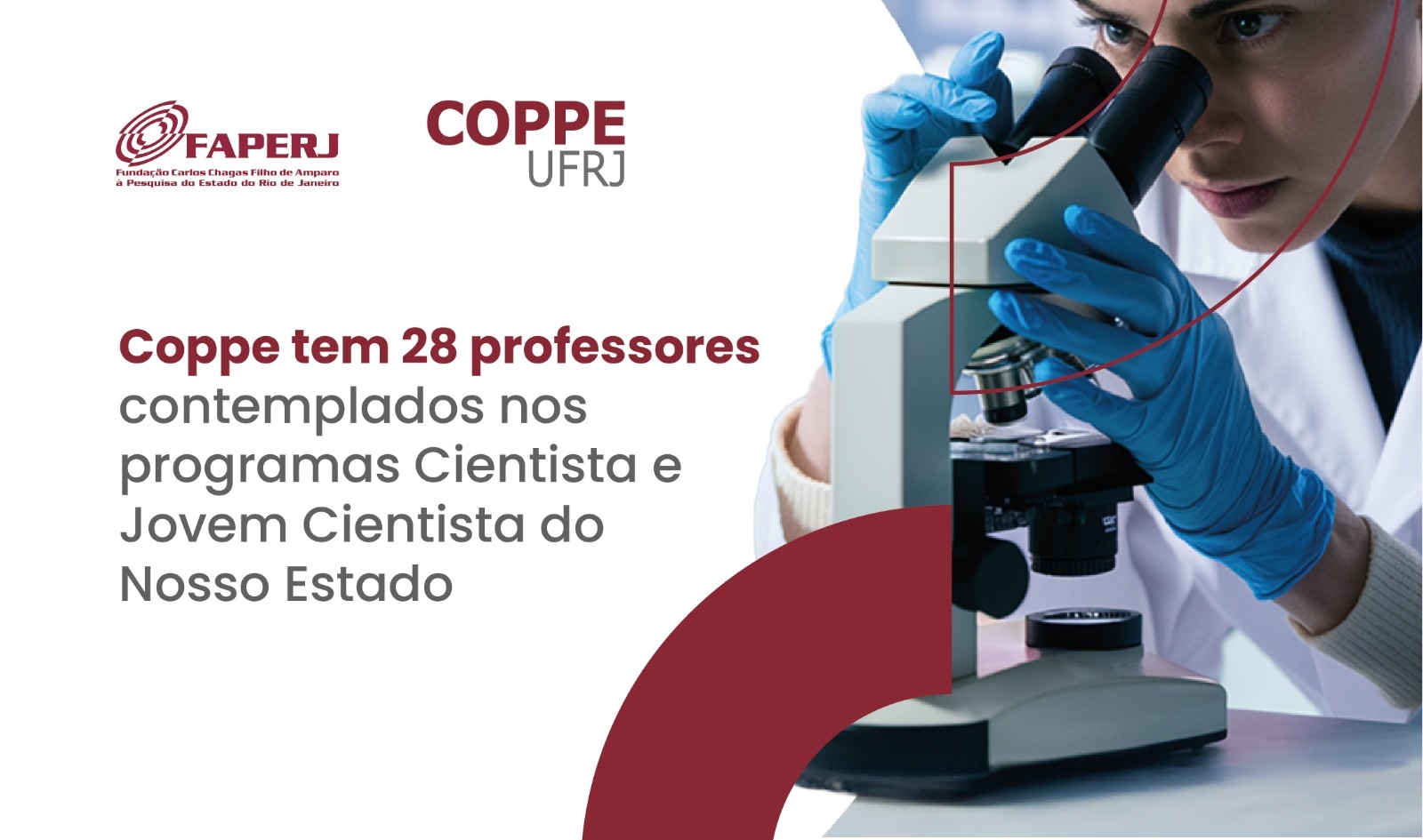 Coppe tem 28 professores contemplados no Cientista e Jovem Cientista do Nosso Estado