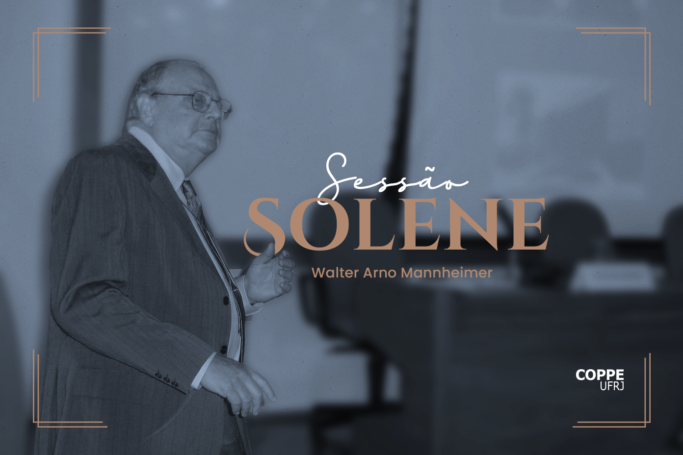 Coppe promove Sessão Solene em homenagem ao professor Walter Mannheimer