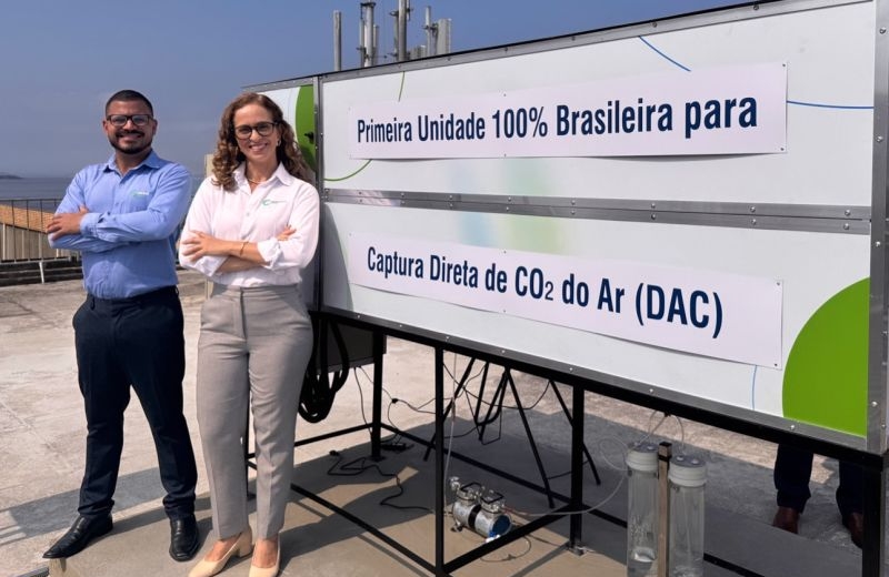 Startup da Coppe lança protótipo nacional para captura direta de CO₂