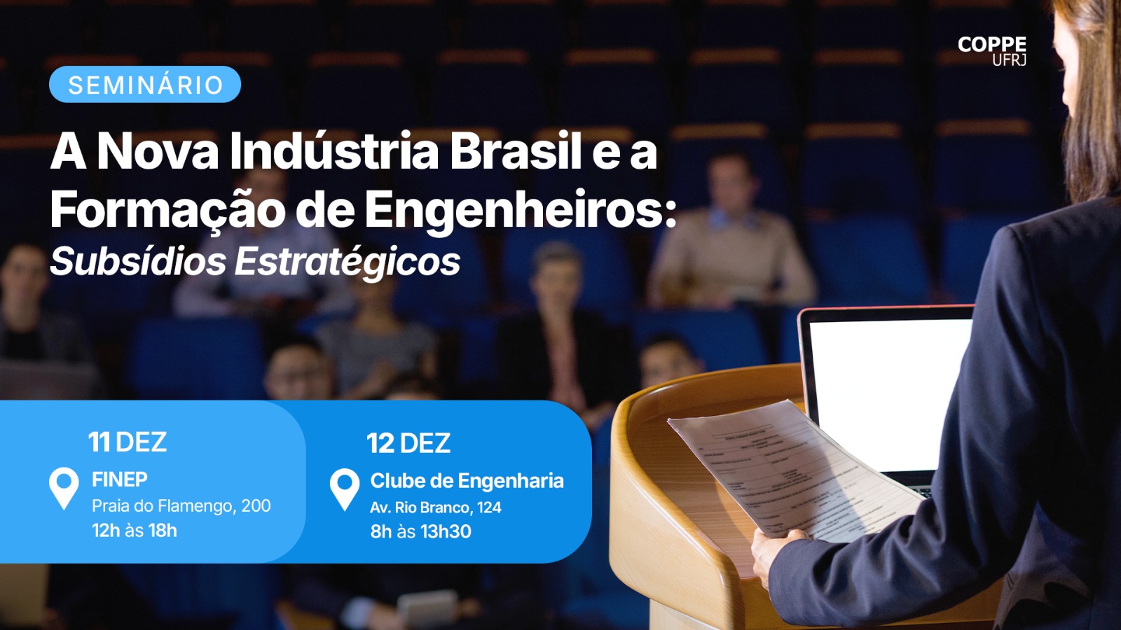 Professores da Coppe participam de debate sobre formação de engenheiros e a nova indústria